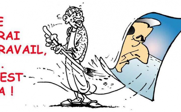 DESSIN DE PRESSE: La fête du vrai travail