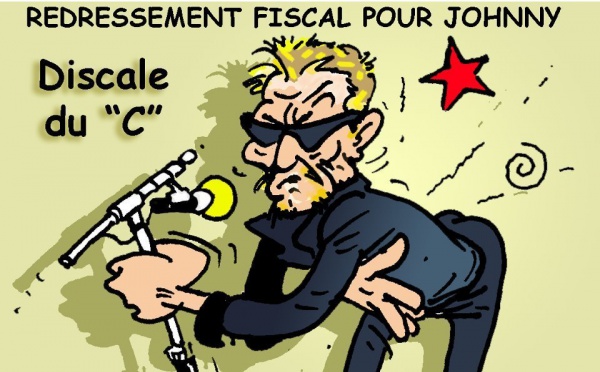 DESSIN DE PRESSE: Hernie fiscale pour Johnny
