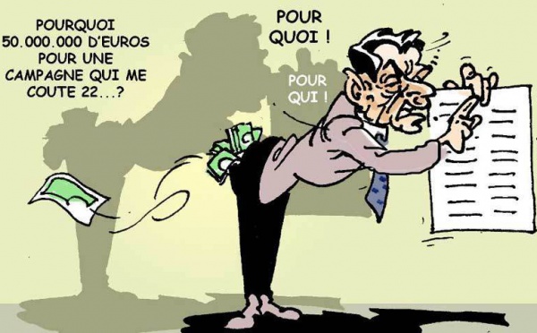 DESSIN DE PRESSE: Papier torchon pour menue monnaie