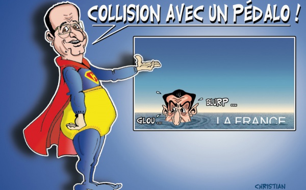 DESSIN DE PRESSE: Il a bien pédalé