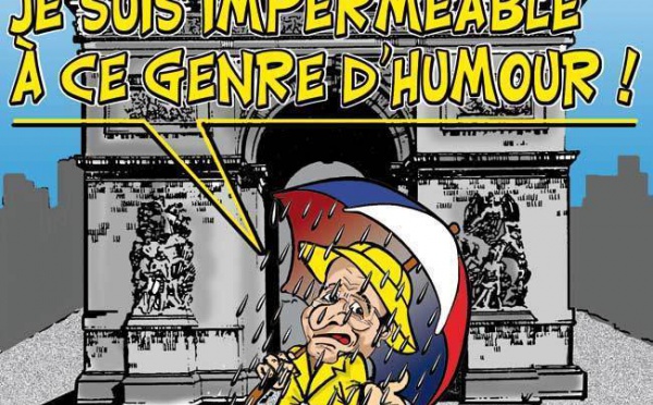 DESSIN DE PRESSE: Un président étanche!