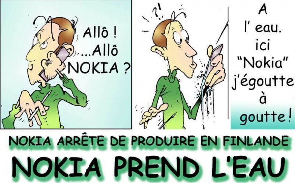 DESSIN DE PRESSE: Ère glaciaire pour le cellulaire