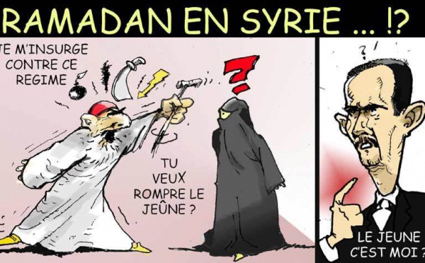 DESSIN DE PRESSE: Trêve de manger mais pas de combattre