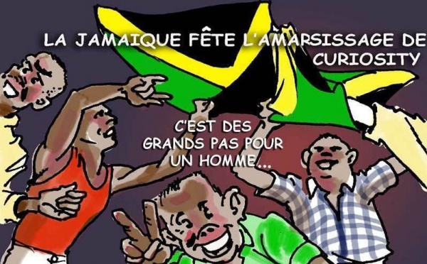 DESSIN DE PRESSE: Usain Bolt, ce martien