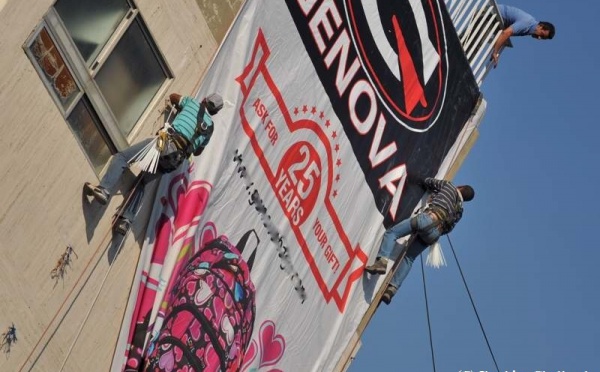 L’IMAGE DU JOUR – Escalade sur immeuble