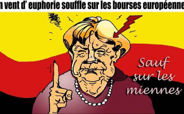 DESSIN DE PRESSE: Angela la petite fa-dette