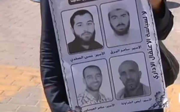 Israël: Un gréviste de la faim sur le point de mourir