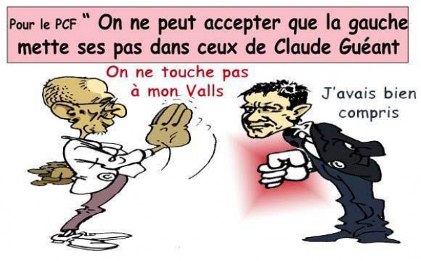 DESSIN DE PRESSE: Touche pas à mon Valls