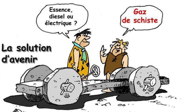 DESSIN DE PRESSE: L'âge et non l'huile de pierre