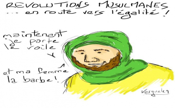 DESSIN DE PRESSE: Les révolutions musulmanes
