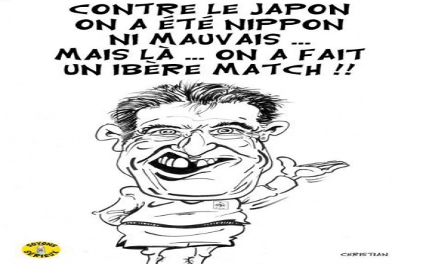 DESSIN DE PRESSE: Didier Deschamps satisfait