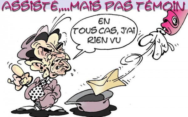 DESSIN DE PRESSE: Témoin d'accord, assisté jamais!