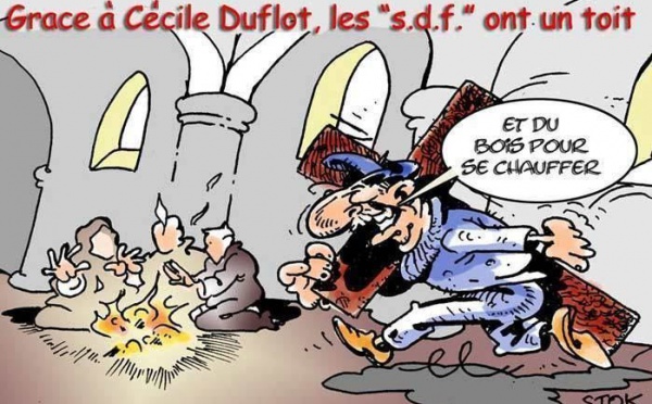 DESSIN DE PRESSE: Duflot horripile les cathos