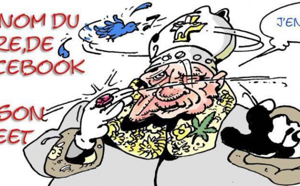 DESSIN DE PRESSE: Tweetos habent Papam
