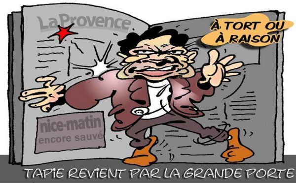 DESSIN DE PRESSE: Les bonnes feuilles au Tapie