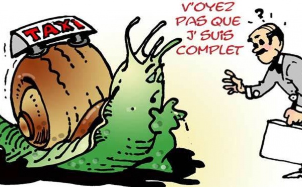 DESSIN DE PRESSE: Grogne des taxis dans l'Aisne