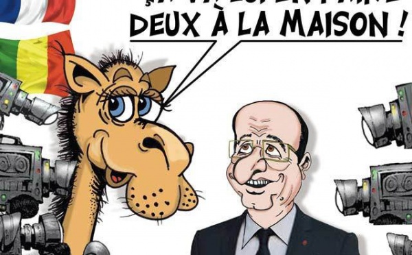 DESSIN DE PRESSE: Matière à blatérer pour Hollande