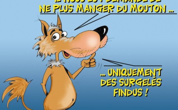 DESSIN DE PRESSE: Le loup et l’agneau