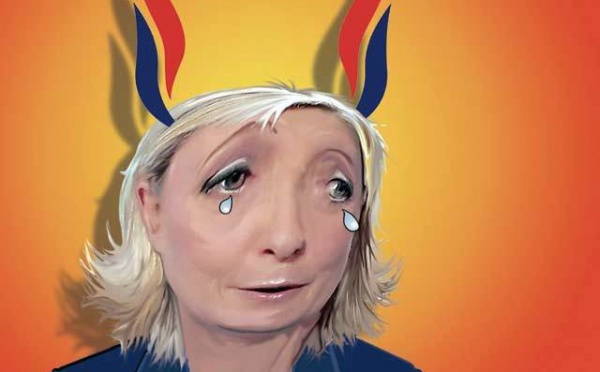 DESSIN DE PRESSE: Le tremblement bleu Marine