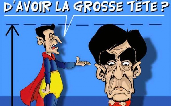 DESSIN DE PRESSE: Fillon s'accroche à la main courante