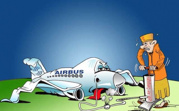 DESSIN DE PRESSE: Airbus regonflé à bloc