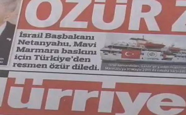 Actu à la une - Turquie-Israël, le dialogue à la réconciliation sur fond de guerre syrienne