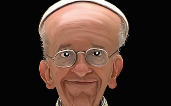 DESSIN DE PRESSE: Le pape François reçoit le pompé François