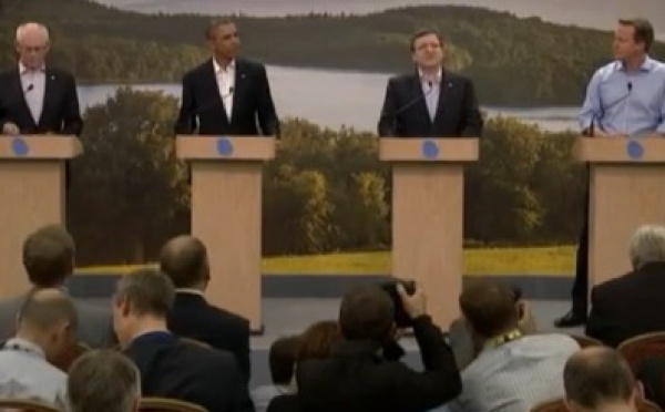 Actu à la une - G8: pèle-mêle de la Syrie, de l'exception culturelle et de l'évasion fiscale 