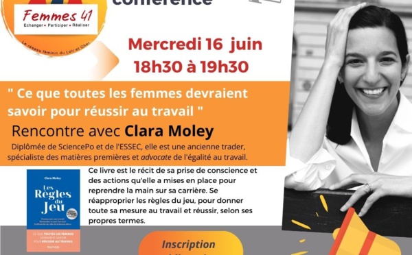 Visio-conférence "Femmes 41" : "Ce que toutes les femmes devraient savoir pour réussir au travail".