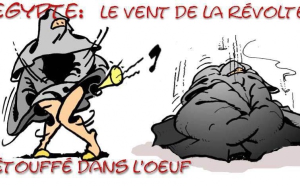 DESSIN DE PRESSE: Le vent tourne en Égypte