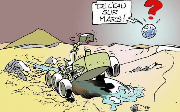 DESSIN DE PRESSE: Premier anniversaire sur Mars pour Curiosity