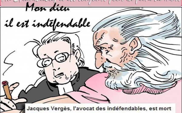 DESSIN DE PRESSE: Disparition de Jacques Vergès