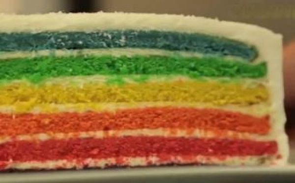 RECETTES EN VIDÉO - Rainbow cake