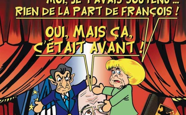 DESSIN DE PRESSE: Merkel rempile poil au bon moment