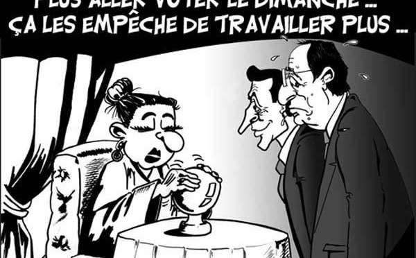 DESSIN DE PRESSE: Travailler ou voter le dimanche?