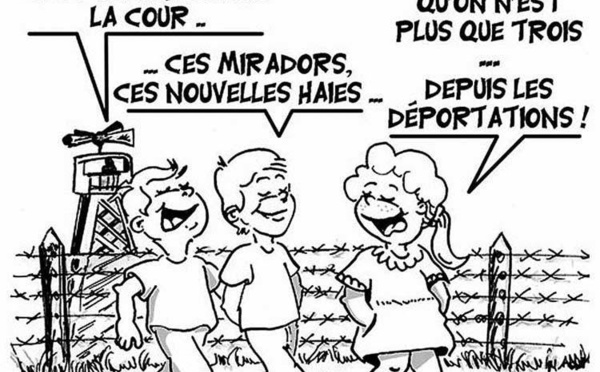 DESSIN DE PRESSE: Leonarda ou quand l'intérieur s'invite à l'école