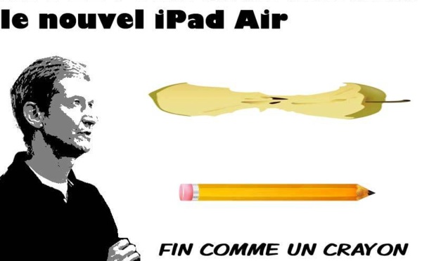 DESSIN DE PRESSE: L'iPad Air et son régime draconien