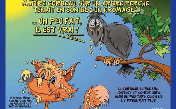 DESSIN DE PRESSE: Les actu-fabulations (3) – Le corbeau et le renard