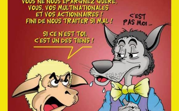 DESSIN DE PRESSE: Les actu-fabulations (2) – Le loup et l'agneau