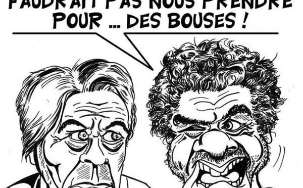 DESSIN DE PRESSE: Opération barbouze contre Alain Delon