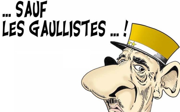 DESSIN DE PRESSE: Sur la tombe du Général de Gaulle