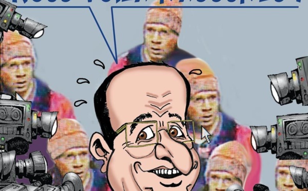 DESSIN DE PRESSE: Le président français soulagé