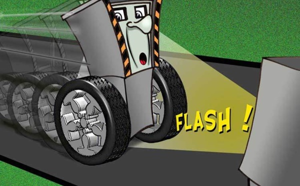 DESSIN DE PRESSE: Une décennie de radars automatiques en France