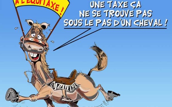 DESSIN DE PRESSE: L'inquiétude sur l'équitaxe