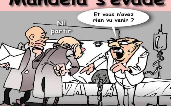 DESSIN DE PRESSE: Une cérémonie pour Mandela mardi