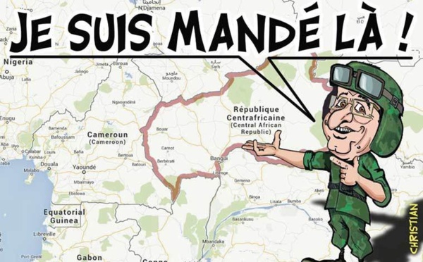 DESSIN DE PRESSE: À ce va-t-en guerre en Centrafrique
