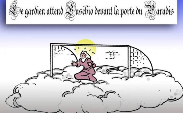 DESSIN DE PRESSE: Hommage au footballeur Eusebio