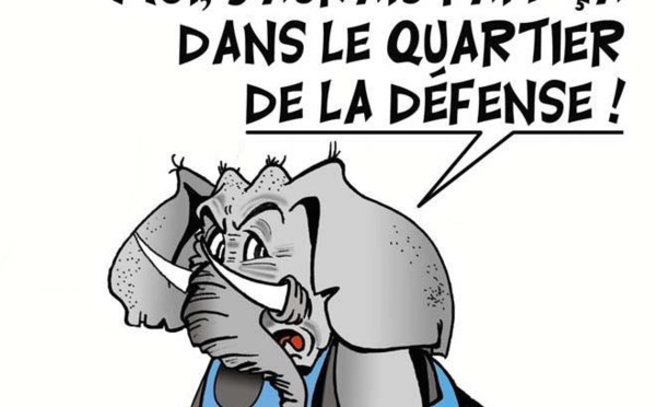 DESSIN DE PRESSE: Défense de mal y voir!