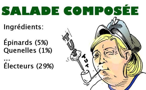 DESSIN DE PRESSE: Le cœur bleu-Marine