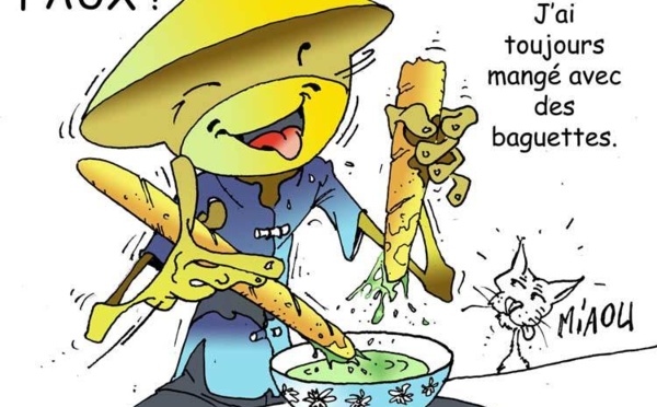 DESSIN DE PRESSE: Les asiatiques gagnent du blé